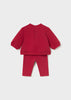 Mayoral Sweat Shirt and Leggings Set - Red