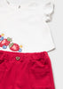 Mayoral Newborn Girl Set - Rojo(Strawberry)