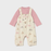 Mayoral Printed Dungarees Set - Orquidea