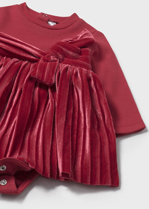 Mayoral Matched Romper - Guinda