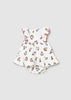 Mayoral Dress with Bloomers - Blanco