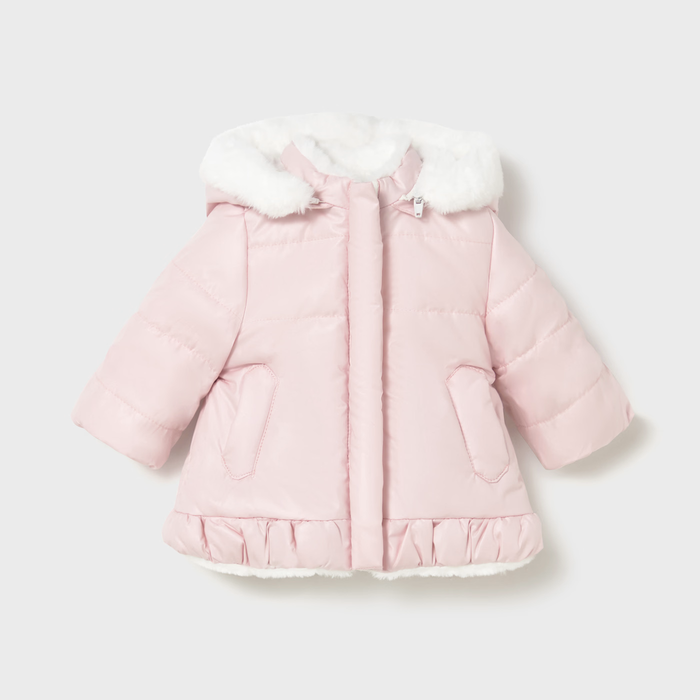 Mayoral Reversible Coat - Rosa Baby 6-9M 2404-51