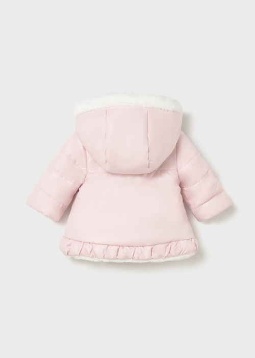 Mayoral Reversible Coat - Rosa Baby 6-9M 2404-51