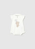 Mayoral Romper with Bib Set Girl - Crudo
