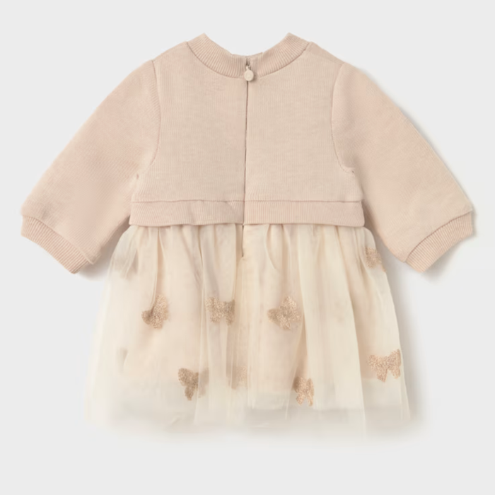 Mayoral Voile Dress - Nude Vig - 18M