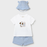 Mayoral Shorts and Hat Set - Cielo