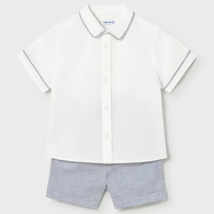 Mayoral Linen Suiting Bermuda Set - Capri Cuad