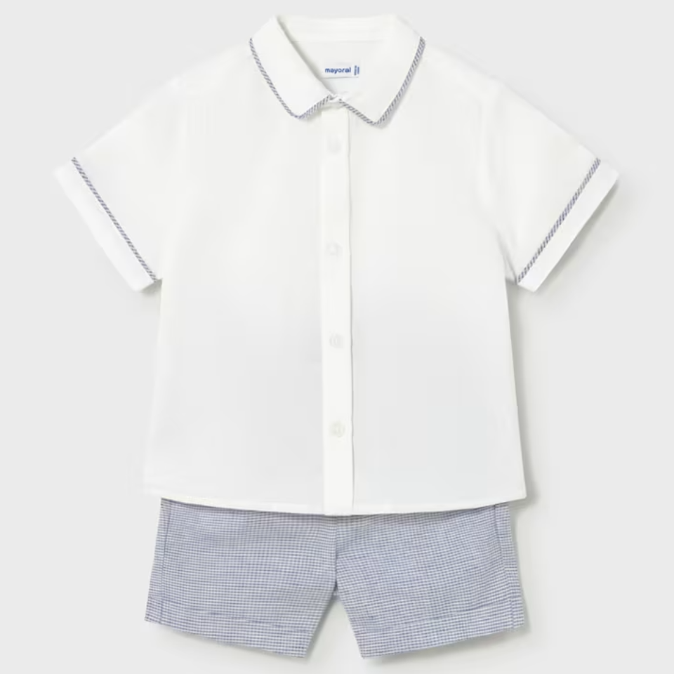 Mayoral Linen Suiting Bermuda Set - Capri Cuad