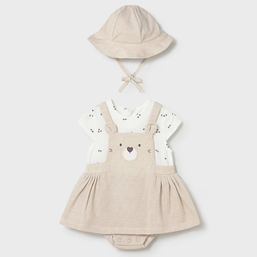 Mayoral Dungaree Skirt - Trigo