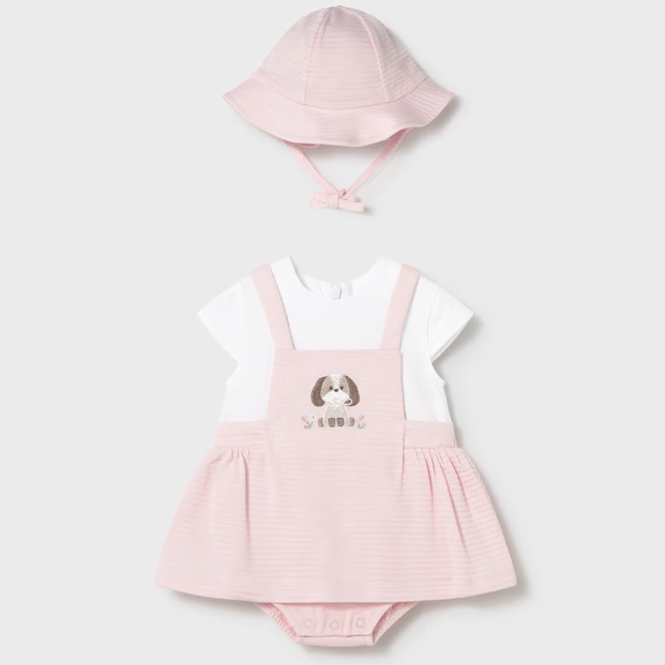 Mayoral Dungaree Skirt - Rosa Baby
