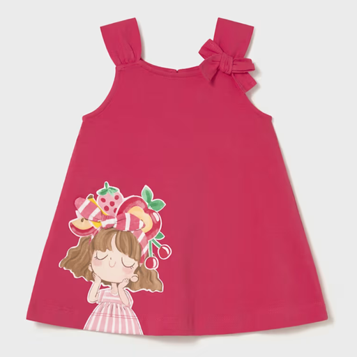 Mayoral Dress with Graphic - Hibisco