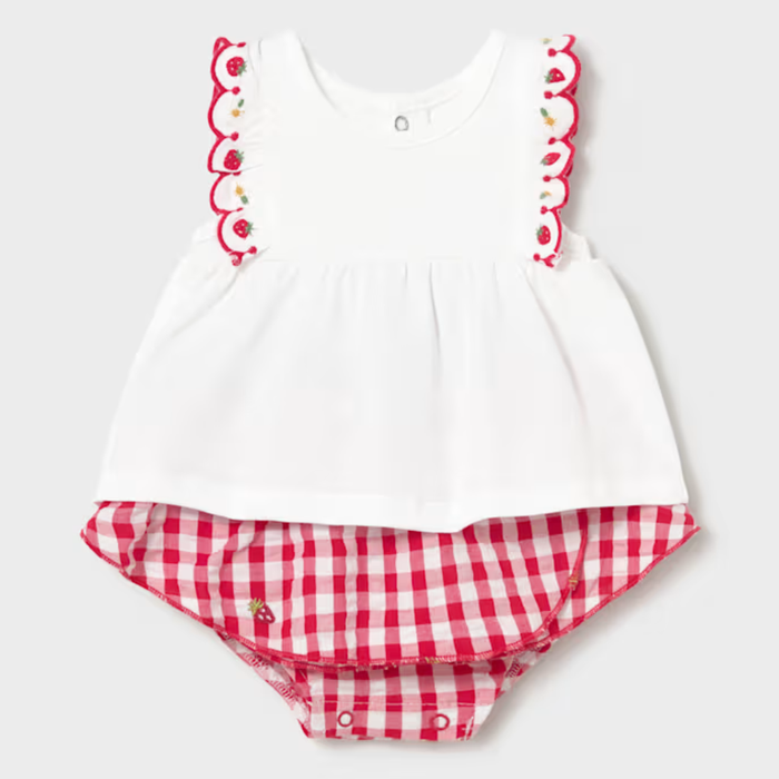 Mayoral Skirt Set - Rojo