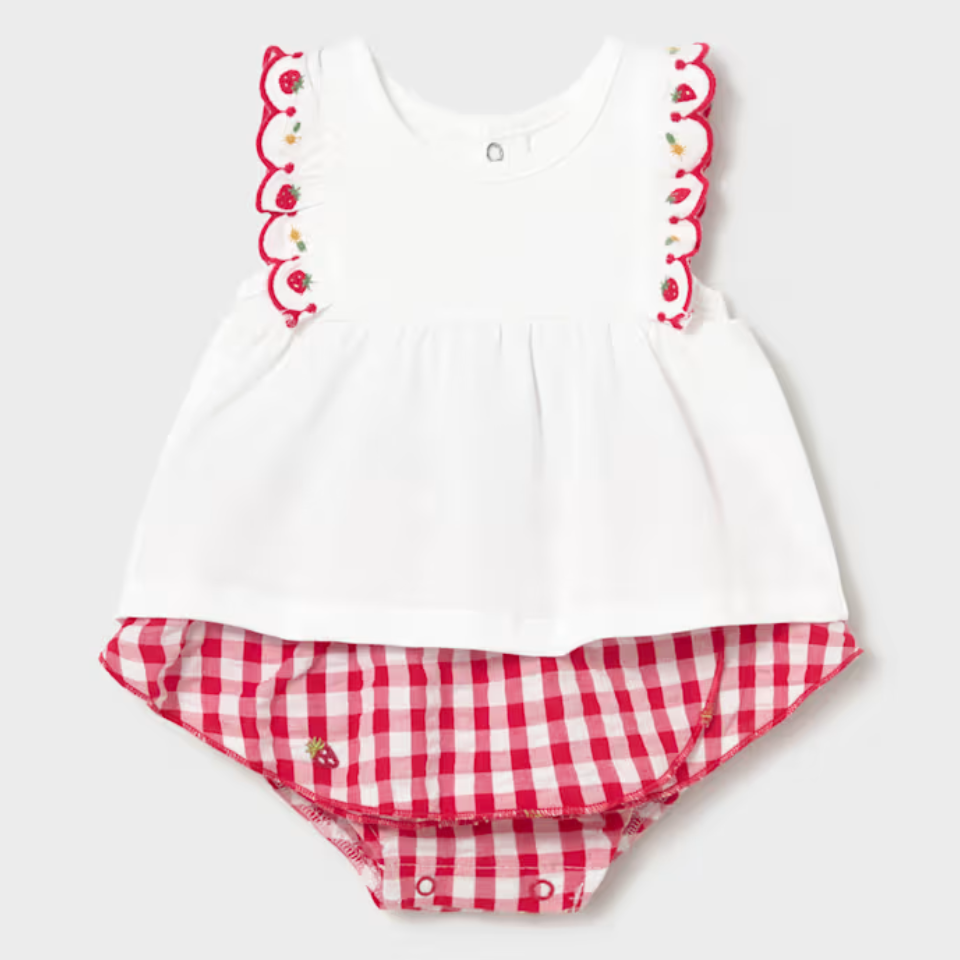 Mayoral Skirt Set - Rojo