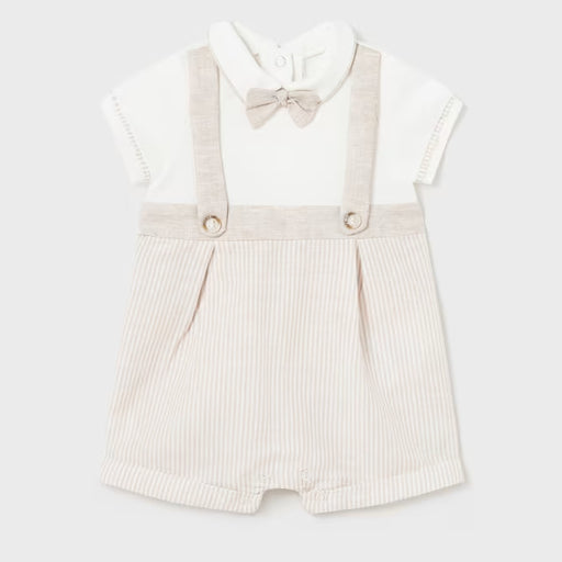 Mayoral Romper w/ Suspen - Lino