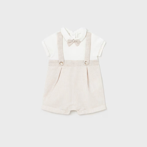 Mayoral Romper w/ Suspen - Lino