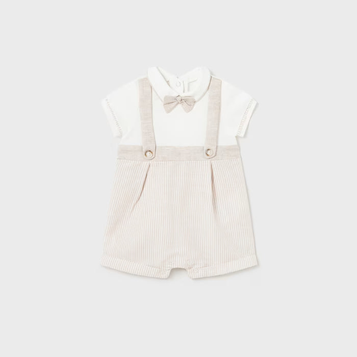 Mayoral Romper w/ Suspen - Lino