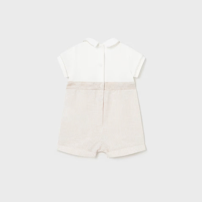 Mayoral Romper w/ Suspen - Lino