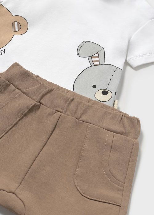 Mayoral Short Trousers Set - Muffin