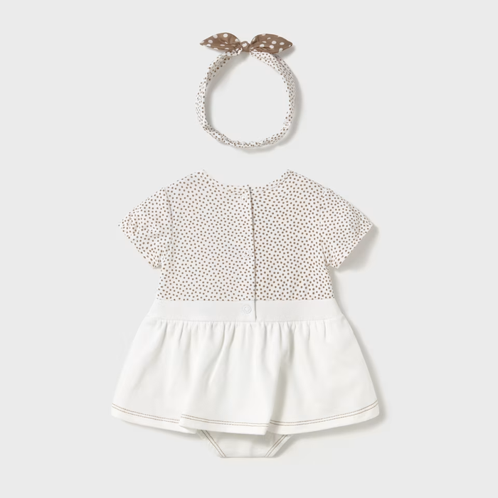 Mayoral Dungaree Skirt - Blanco