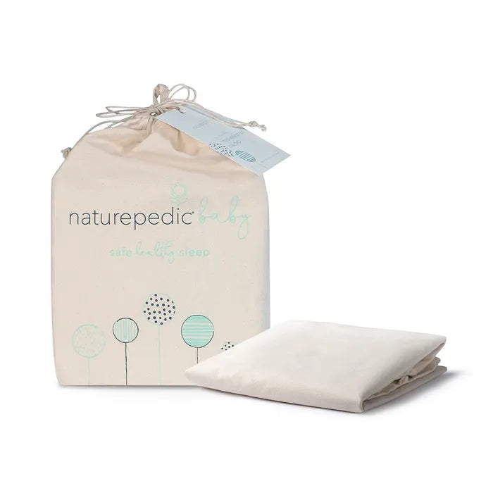 Naturepedic Fitted waterproof Oval Crib Pad (Stokke Sleepi) PK63W