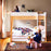 Oeuf Perch Bunk Bed Twin - White/Birch