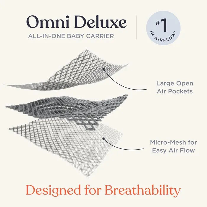 Ergobaby Omni Deluxe Mesh Carrier - Natural Beige
