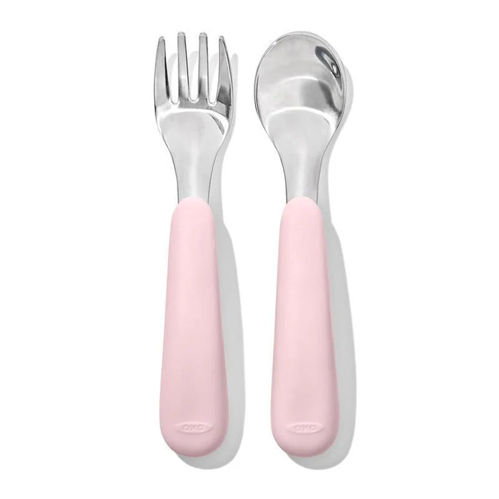 Oxo On-The-Go Fork&Spoon Set - Blossom