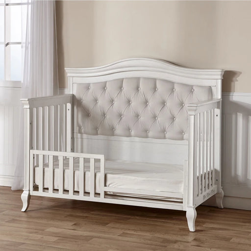 Pali Diamante Forever Crib with White Vinyl Panel - Vintage White (Markham Store Pick Up Only)