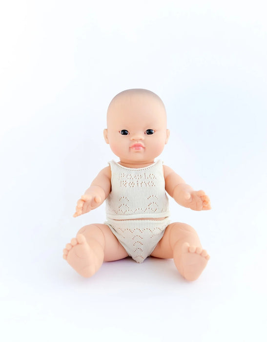 Paola Reina Baby Gordis - Lily With Brown Eyes In Pyjamas PR-34126