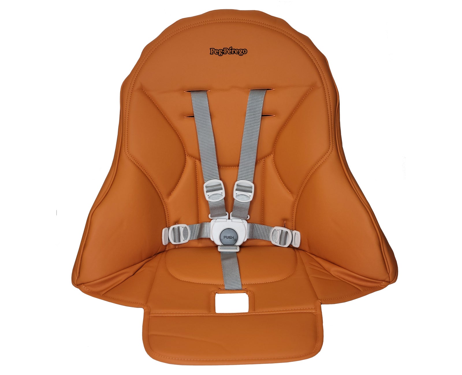 Peg Perego Siesta High Chair Replacement Seat Cushion With Harness - Arancia