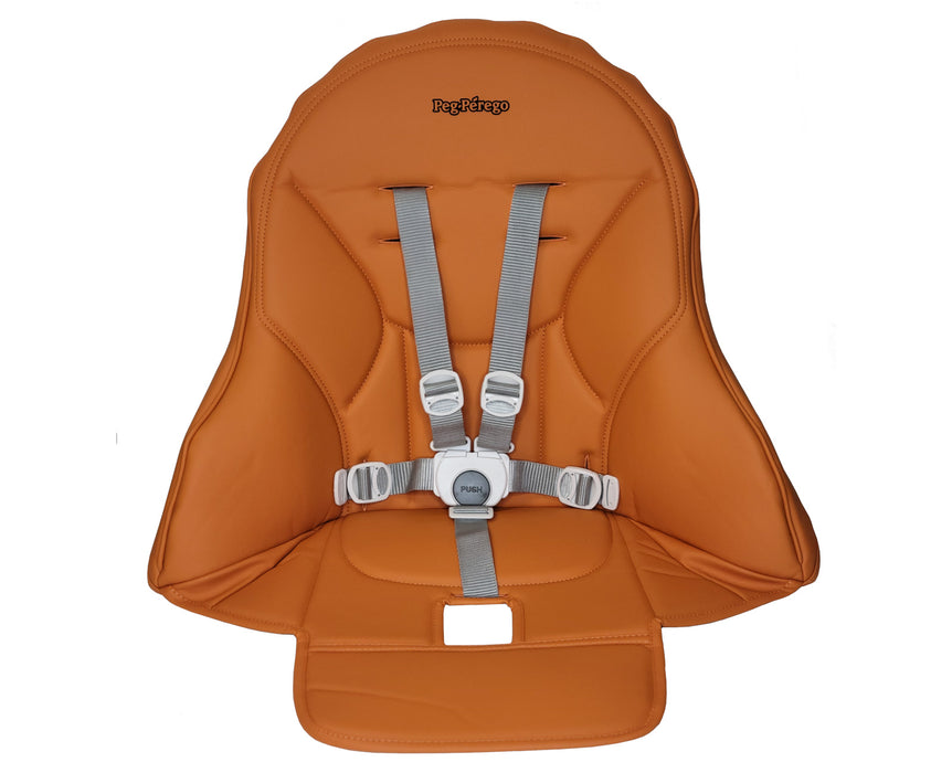 Peg Perego Siesta High Chair Replacement Seat Cushion With Harness - Arancia