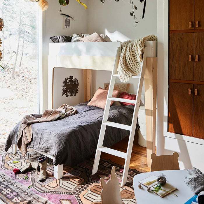 Oeuf Perch Bunk Bed Twin - White/Birch