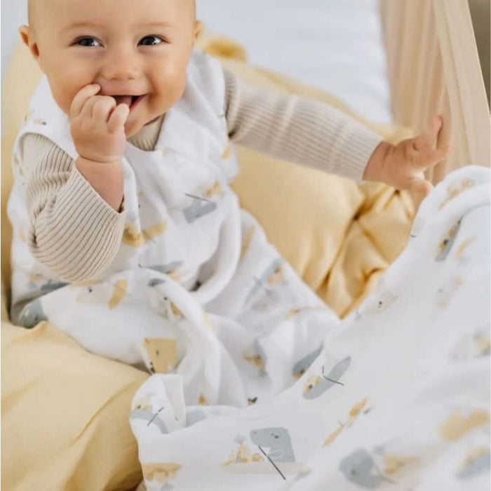 Perlim Pin Pin Cotton Sleep Bag 0.7 tog - Rhinos