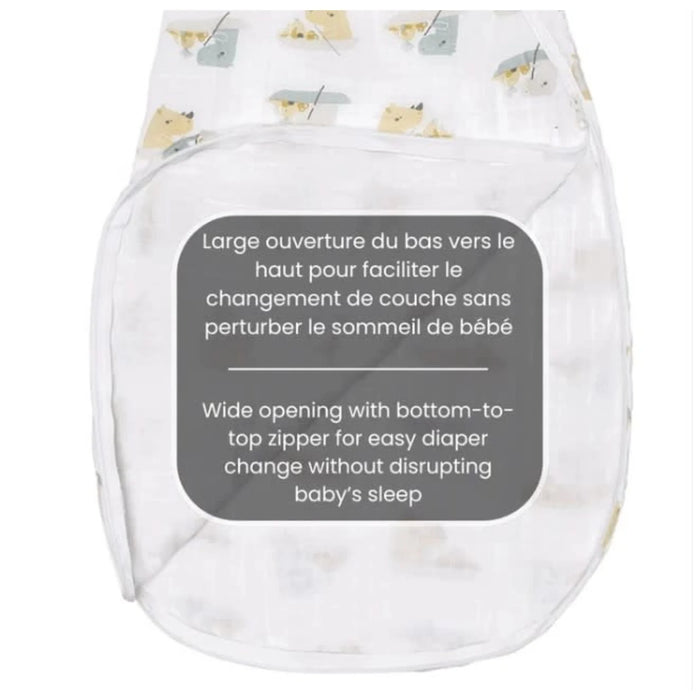 Perlim Pin Pin Cotton Sleep Bag 0.7 tog - Rhinos