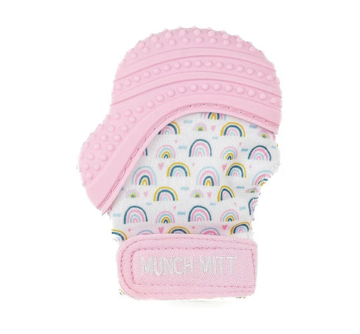 Malarkey Kids Teething Mitten - Pink Rainbow