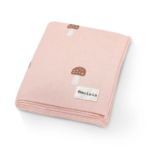 Bleu La La Swaddle Blanket Mushroom - Pink