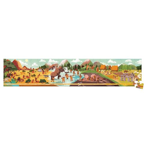 Janod Puzzle 100pcs - Prehistoric Frieze