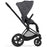 Cybex Priam4 - Matte Black Frame w/ Simply Flowers Grey Seat