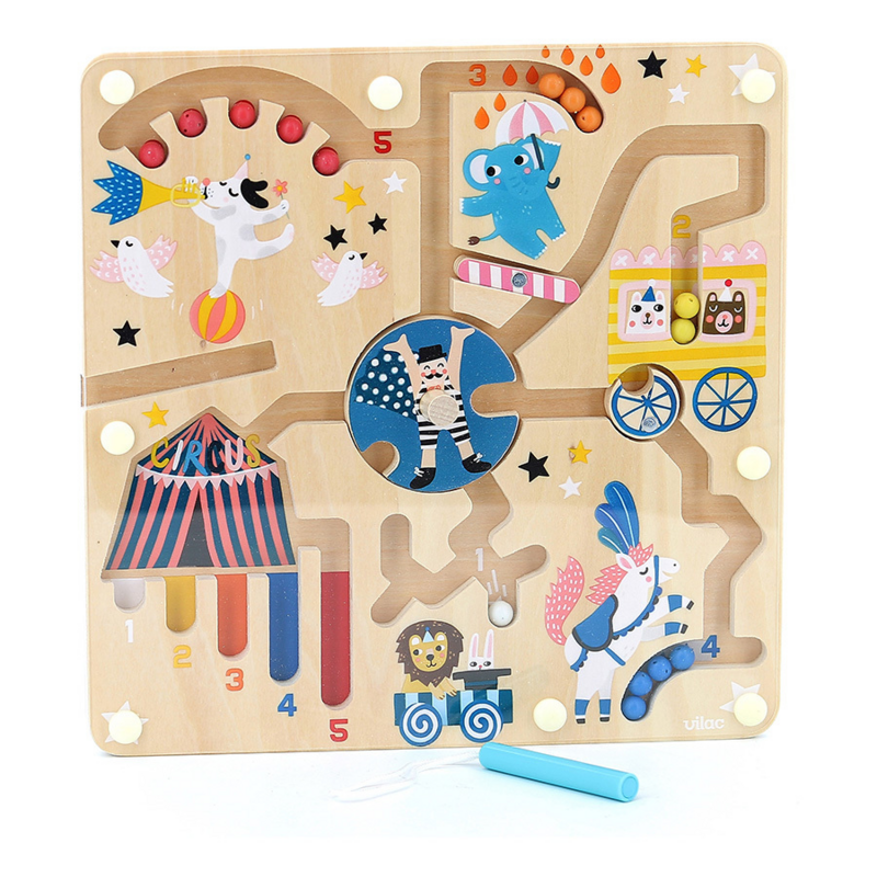 Vilac Circus Magnetic Labyrinth/Maze by Michelle Carlslund