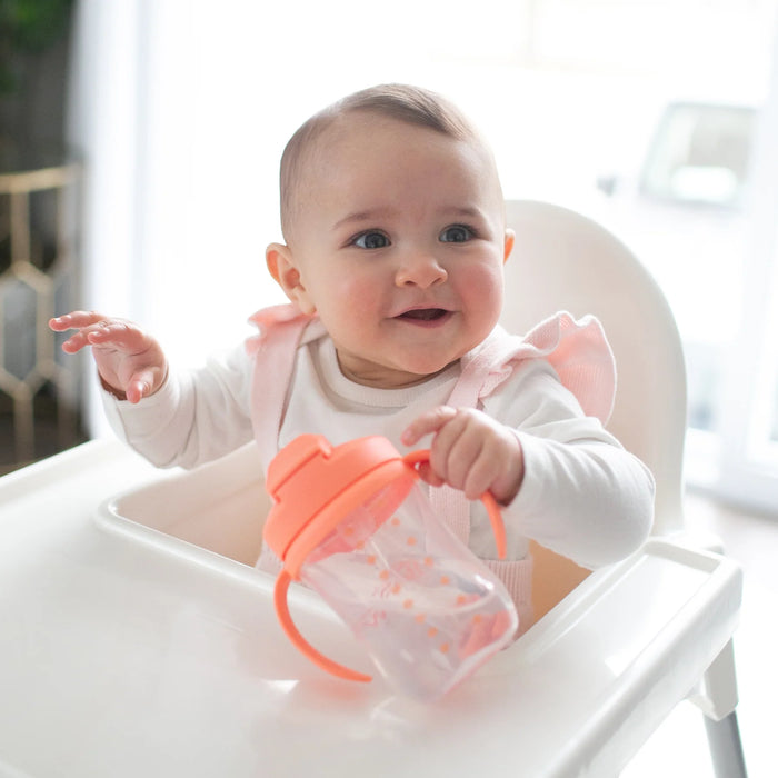 Dr Brown's Baby's First Straw Cup 9oz - Coral