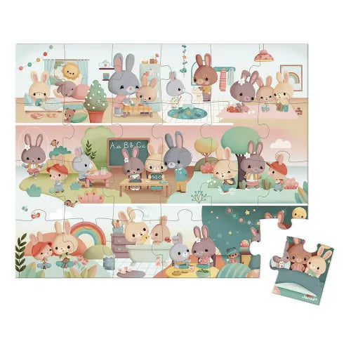 Janod Puzzle 24pcs - Daily Routines