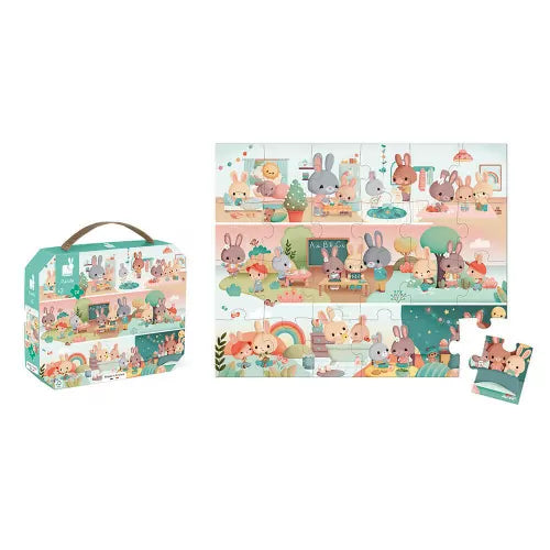 Janod Puzzle 24pcs - Daily Routines