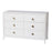 Little Seeds Briar Double Dresser - True White Paint