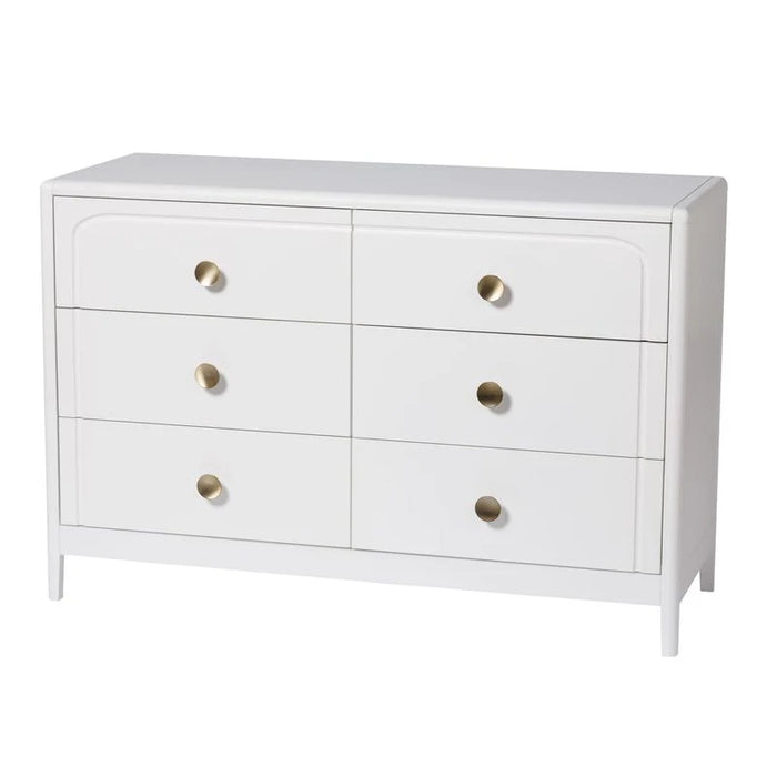 Little Seeds Briar Double Dresser - True White Paint