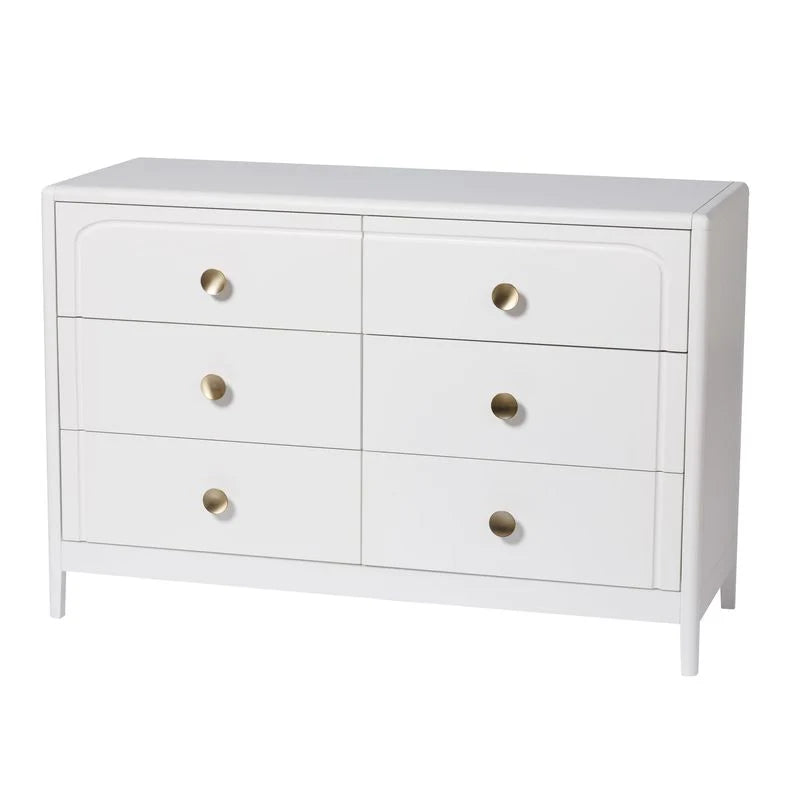 Little Seeds Briar Double Dresser - True White Paint