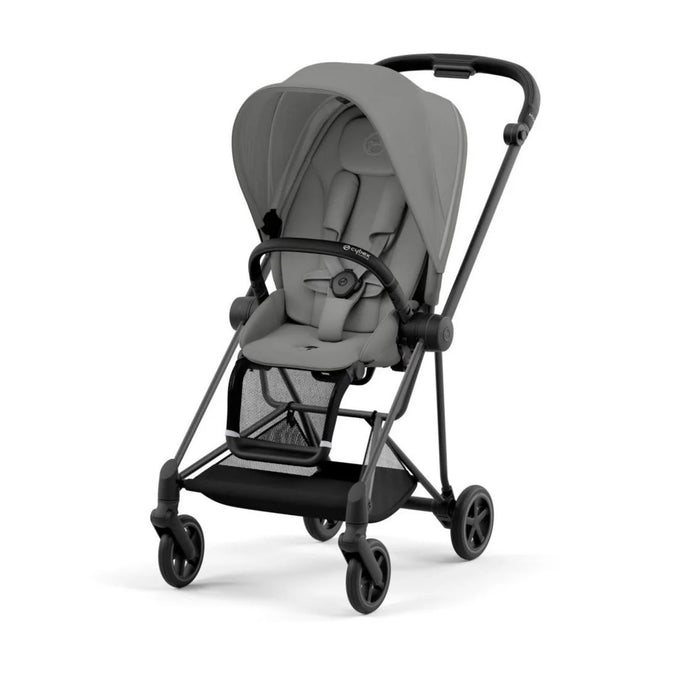 Cybex Mios3 - Matte Black Frame w/ Mirage Grey Seat (ONE BOX)