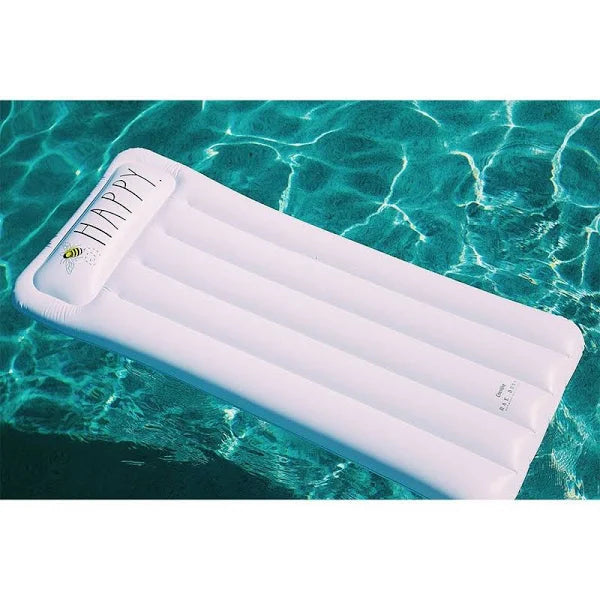 Coconut Float Adult Hammock Pool Float - Bee Happy