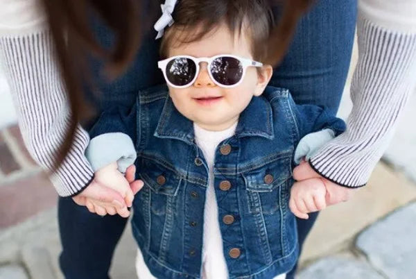 Babiators Keyhole Sunglasses -  Wicked White 3-5yrs LTD036