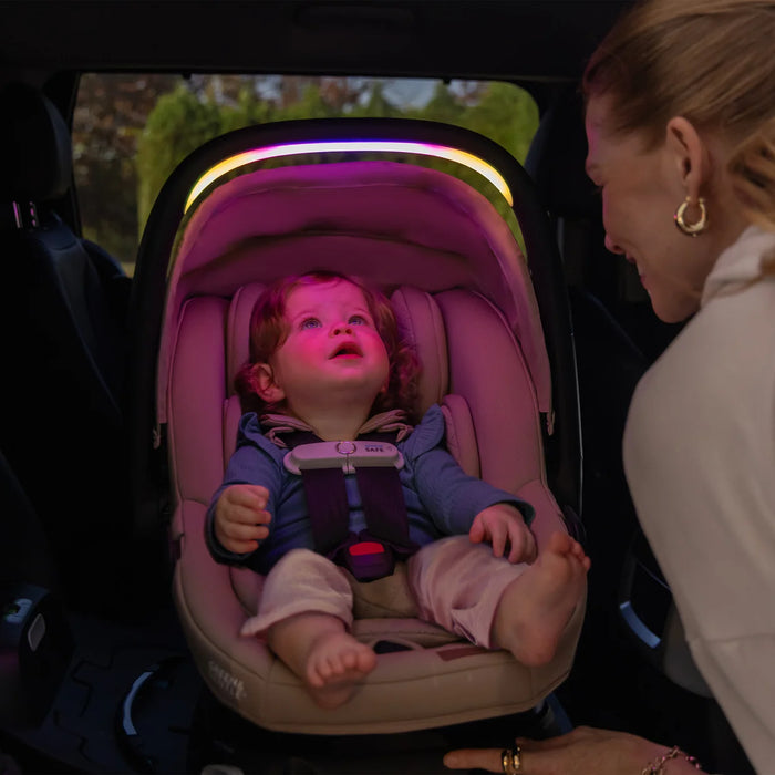 Evenflo Shyft Intuiti Travel System w/ Revolve LiteMax NXT & Sensory Soothe - Travertine (Gold) TS101212547C