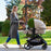 Evenflo Shyft Intuiti Travel System w/ Revolve LiteMax NXT & Sensory Soothe - Travertine (Gold) TS101212547C